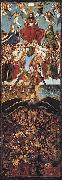 Jan Van Eyck Crucifixion y Juicio final Germany oil painting artist